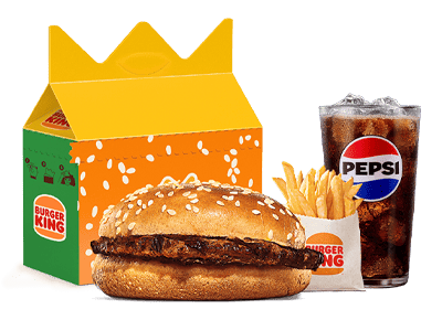 Combo King Jr Hamb Queso