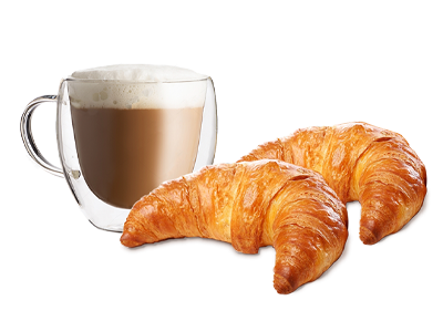 Café + 2 Medialunas Dulces